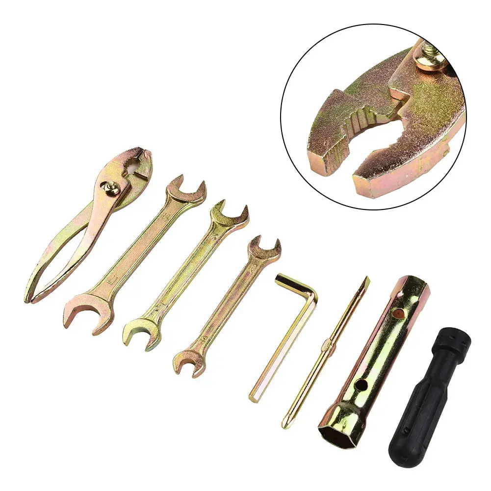 7Pcs Motorcycle Universal Repair Tool Set Screwdriver Pliers Sleeve Wrenches Kits For Honda For Kawasaki For Suzuki 1