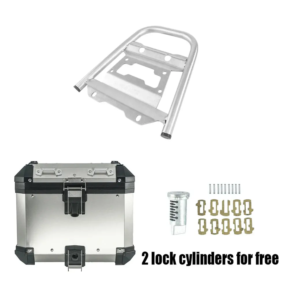 Motorcycle Helmet Box Top Tail Rear Luggage Storage Tool Cases Panniers With Bracket Rack For Honda Nc750x Nc 750 X/S 2021-2023 1