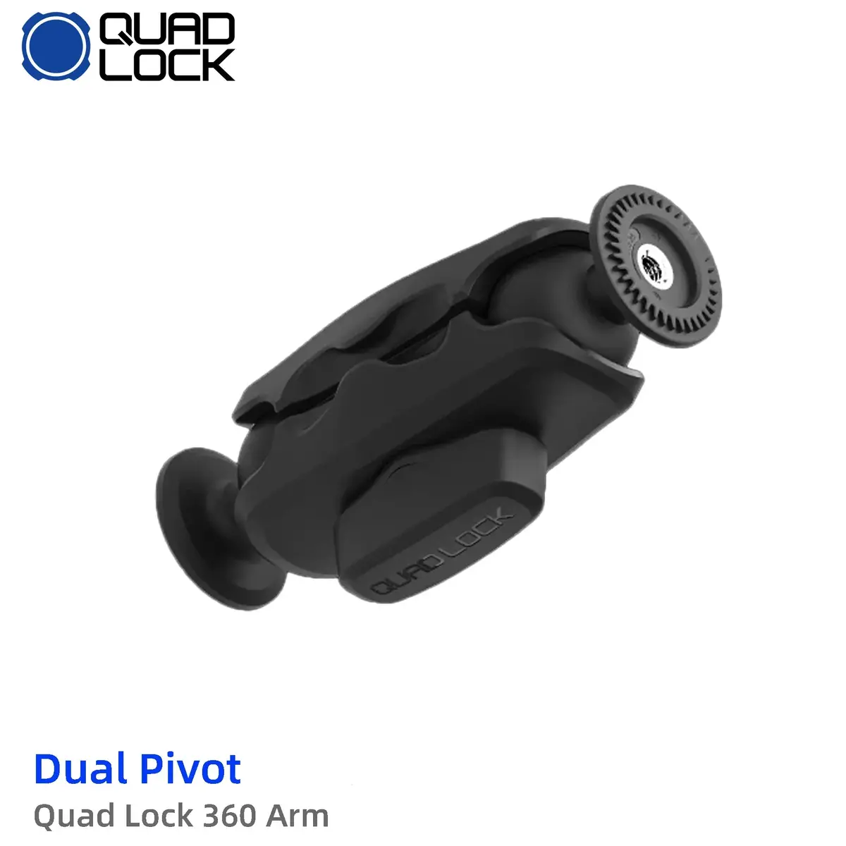 Quad Lock 360 Arm - Dual Pivot Medium Small Mount Motorcycle Accessories For Phone Mounts 1