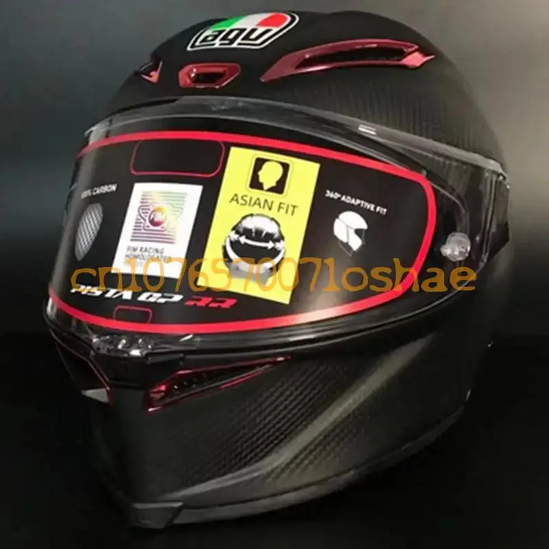 Pista Gprr High Strength Carbon Fibre Full Face Helmet,For Motorcycle Racing And Road Cruising Motorcycle Protective Helmet 1