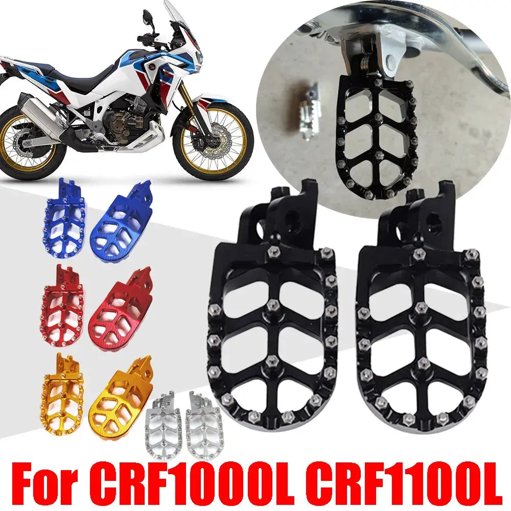 For Honda Crf1000l Crf1100l Africa Twin Crf1100 Crf1000 Crf 1000 1100 L Motorcycle Accessories Footrest Footpegs Foot Pegs Pedal 1