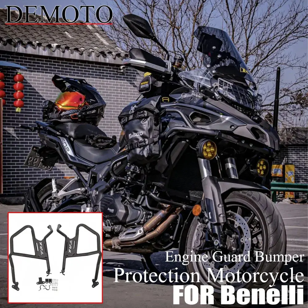 Fit For Benelli Trk502 Trk 502 X Trk 502X Bj500gsa 2021-2023 Protection Motorcycle Engine Guard Bumper Highway Trk502x Crash Bar 1