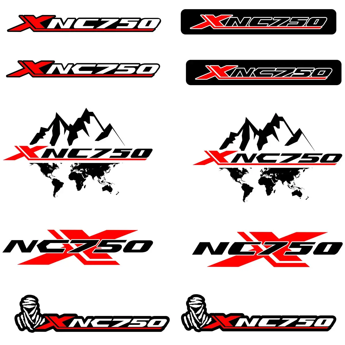 Reflective Motorcycle Sticker Decal For Honda Nc750x Nc750 X Nc 750 2014-2022 1