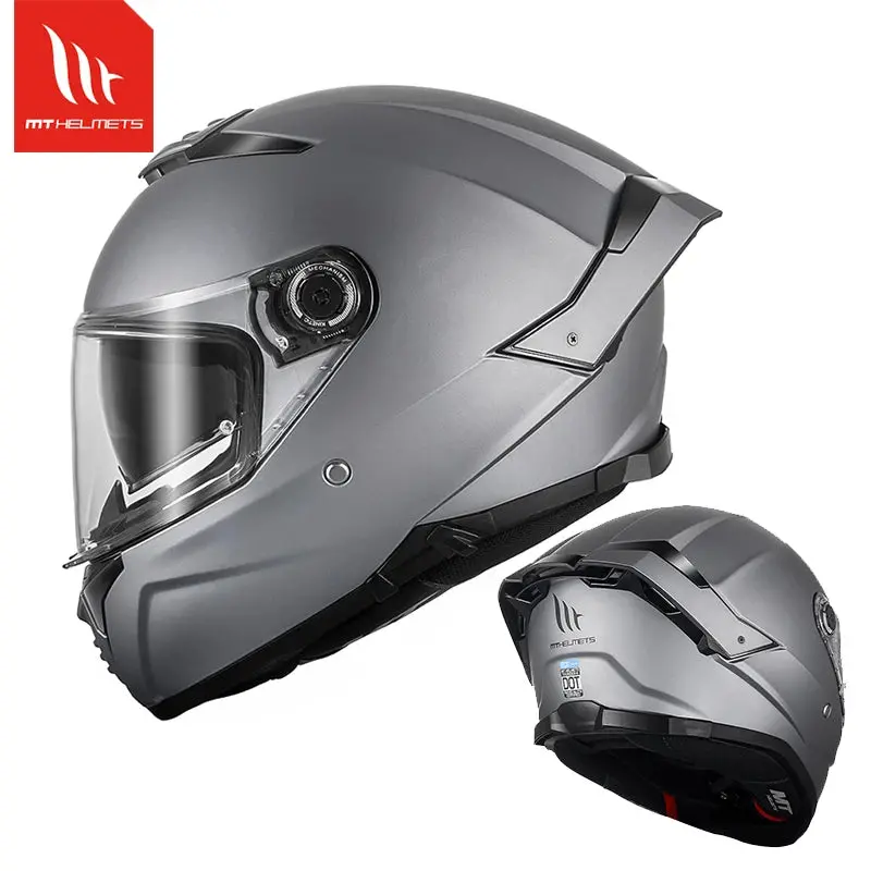 Mt Thunder Sv 4 Ece 22.06 Dot Approved Full Face Helmets Motorcycle Double Lens Shield Scooter Helmen Men Capacete De Moto 1