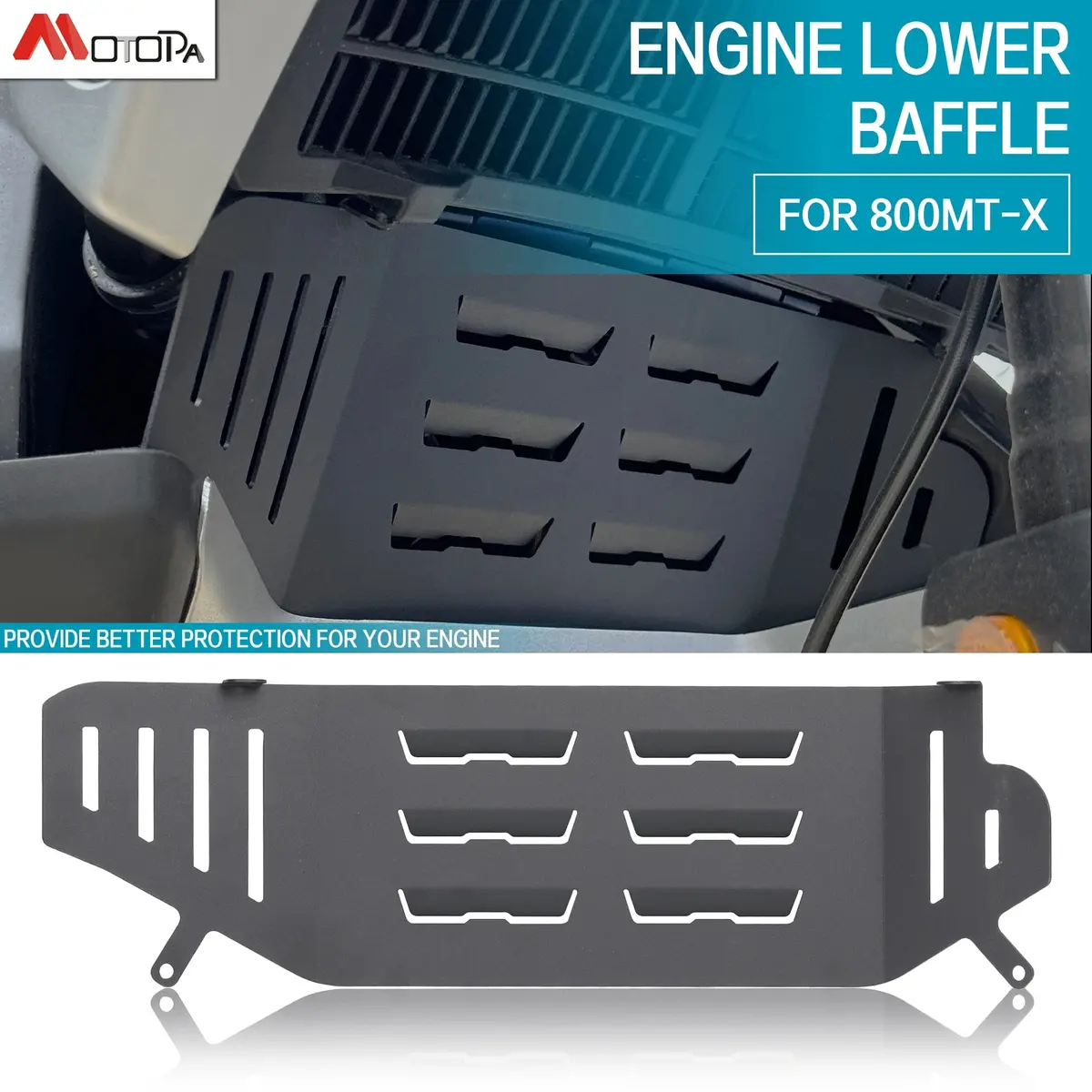 For Cfmoto 800Mt-X 800 Mtx Mtx800 2024 2025 Motorcycle Accessories Engine Skid Plate Cover Engine Cover Radiator Grille Guard 1