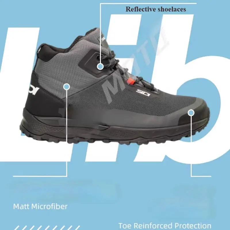 Liber Motorcycle Boots Moto Street Gear 36-44 Leisure Moto Travel Botas Black Ce Mid/Low Motorbike Shoes Motorcycle Equipments 4