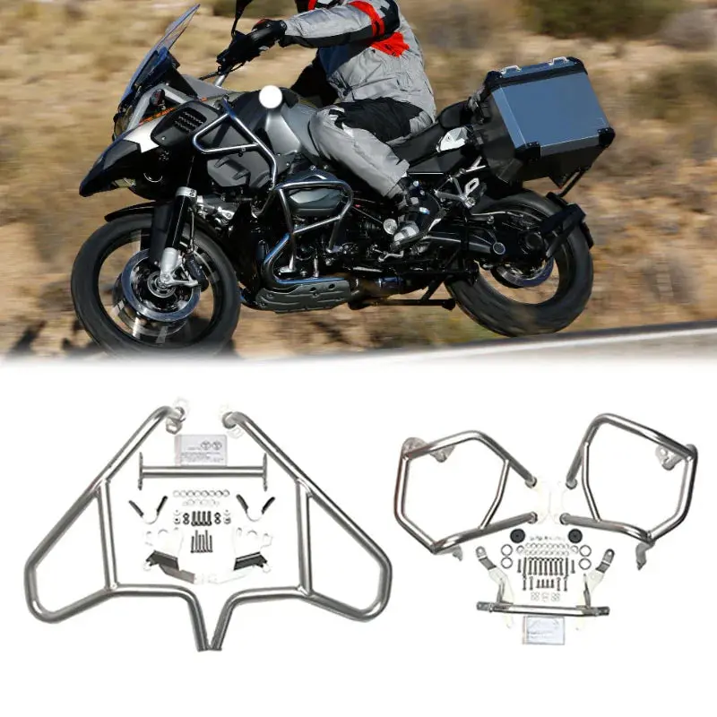 For Bmw R1200gs Lc R1200 Gs R 1200Gs R 1200 Gs 2013-2019 2018 Motorcycle Crash Bar Bumper Highway Frame Protector Engine Guard 1