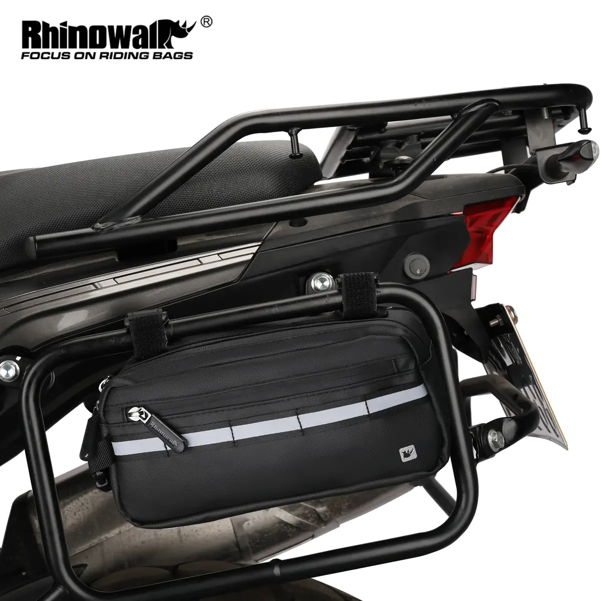 Rhinowalk Motorcycle Bag Waist Bag Motor Side Bag Outside Motorbike Saddle Tool Bag Luggage Bumper Motor Pack Accessories 1