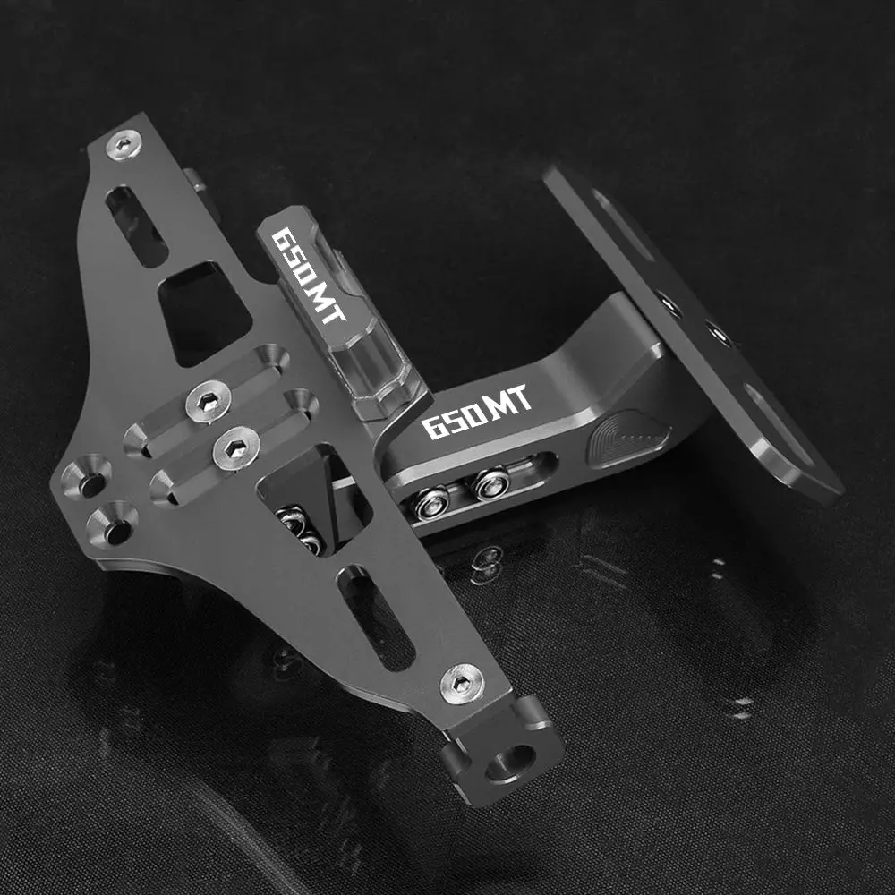 For Cfmoto Cf Moto 650Mt 650 Mt All Years 2024 2023 2022 2021 Motorcycle Rear License Plate Bracket Holder Led Turn Signal Light 17