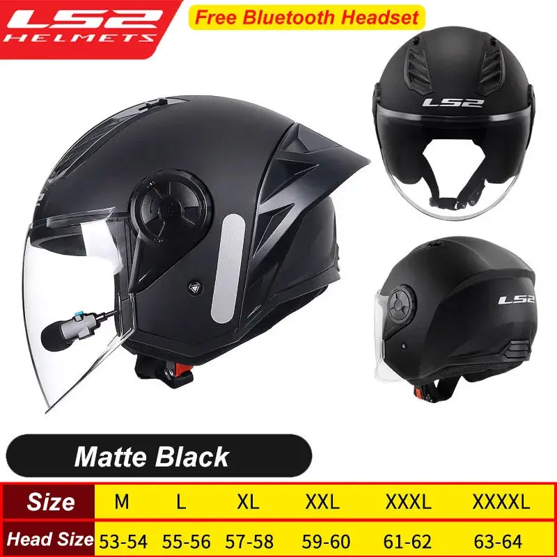 LS2 OF616 Airflow Open-Face Helmet – Ventilated 3/4 Design with Aerodynamic Tail Wing for Scooters and Motorcycles - Image 14