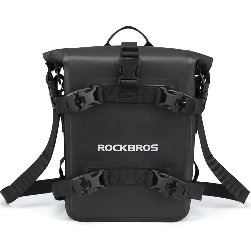 Rockbros Motorcycle Bag Side Bag Waterproof Side Luggage  Motorcycle Travel Bag Quick-Release Riding Guard Bar Bag Bike Tail Bag 1