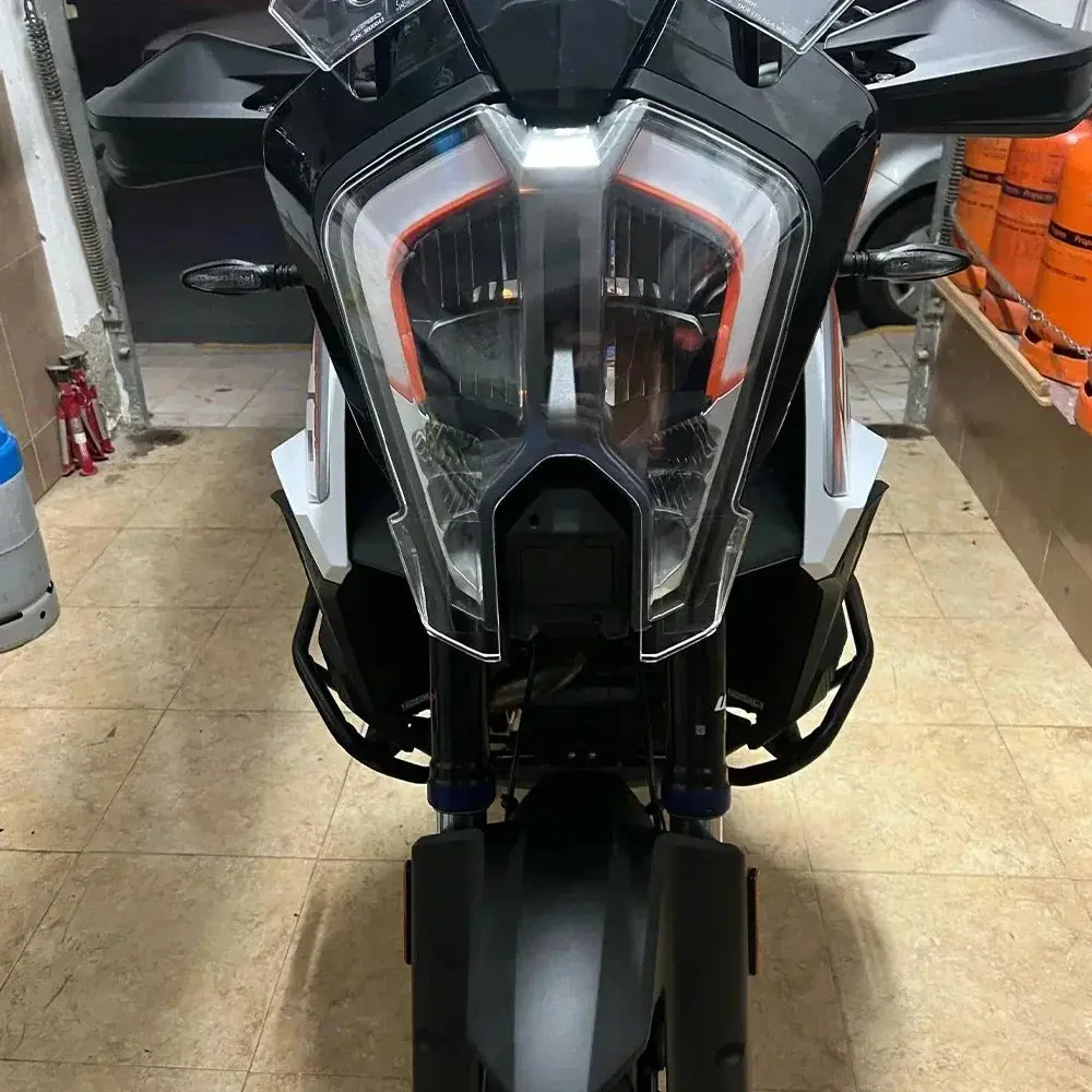 For Ktm 1290 Super Adventure Adv R S 2021 2022 2023 Moto Front Head Light Protection Acrylic Headlight Protector Guard Cover 2