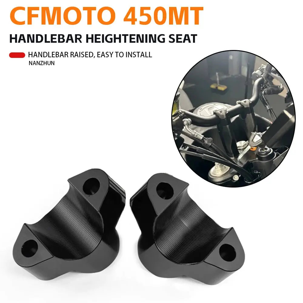 Motorcycle Universal Handlebar Riser Bar Mount Handle Clamp For  Cfmoto 450Mt 450 Mt Cf Moto 450Mt Mt450 Ibex 450 Accessories 1