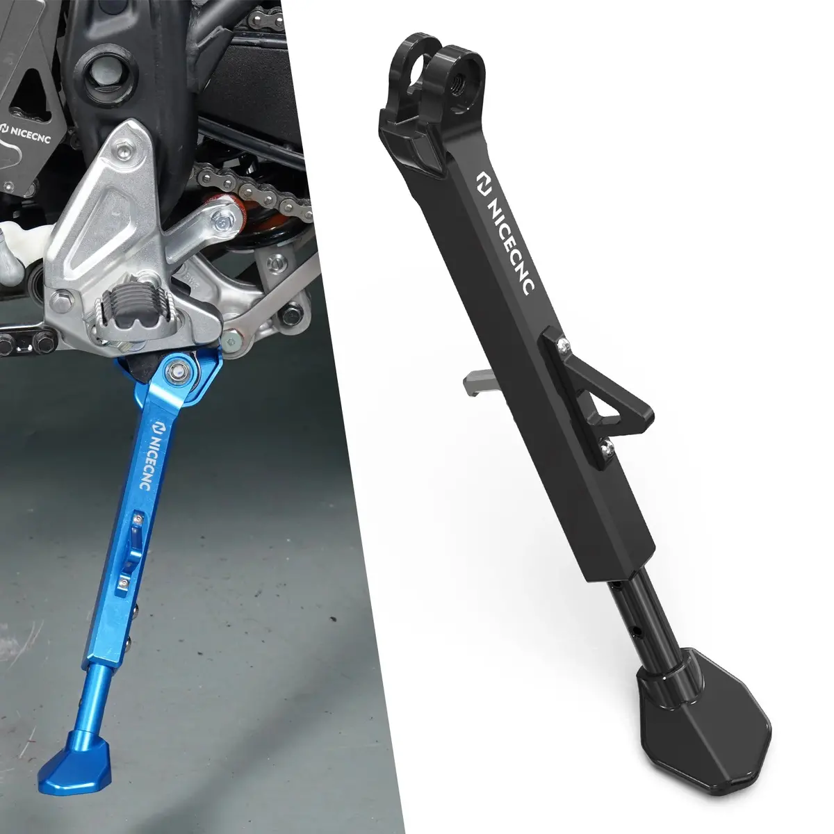 Motorcycle Cnc Adjustable Foot Side Stand Kickstand For Yamaha Tenere 700 2019-2024 T700 Tenere700 Rally Edition 2020-2024 1