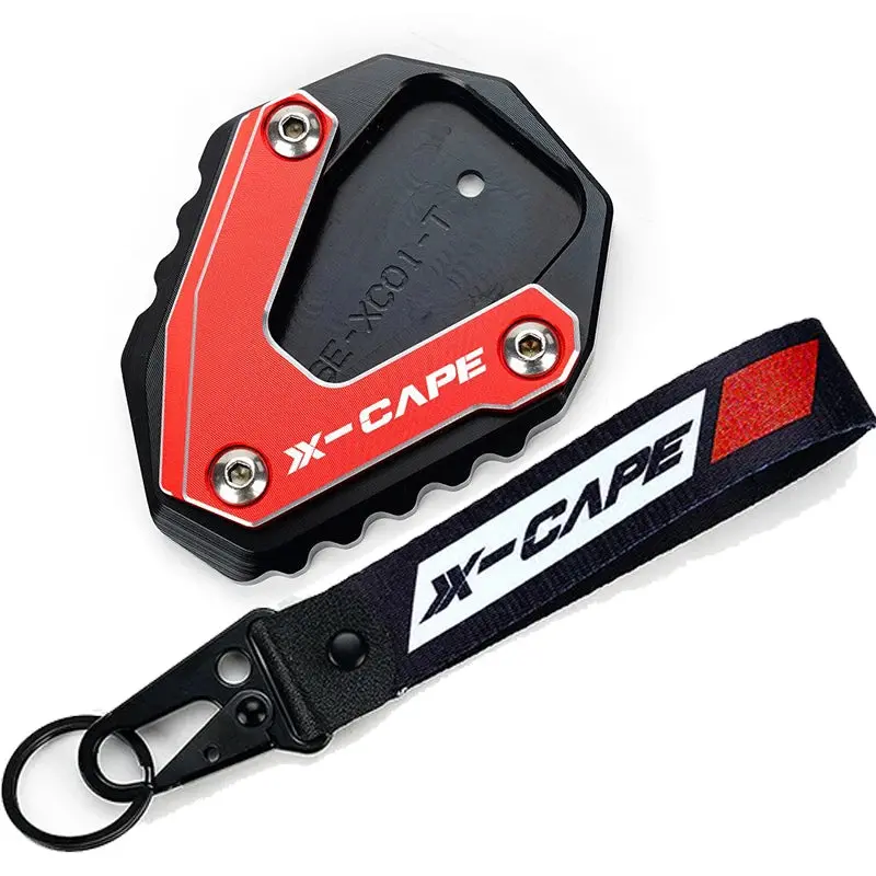 For Moto Morini X-Cape 650 650X 2022 2023 Motorcycle Accessories Key Chain Cnc Side Stand Foot Enlarger Kickstand Pad Xcape 650 2