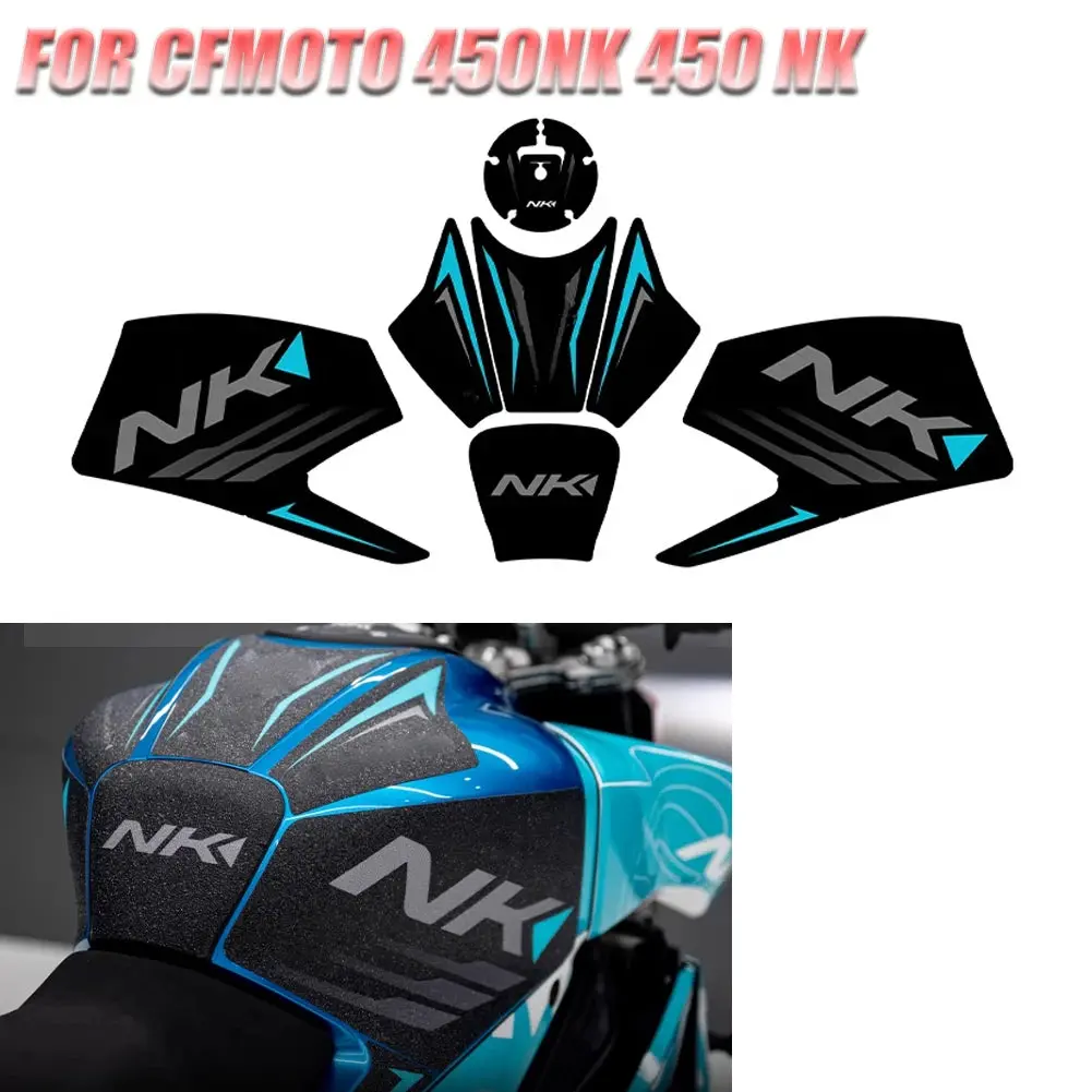 Motorcycle Side Sticker Fuel Tank Decal Protector Traction Pad Cover Decoration Sets For Cfmoto 450Nk Nk450 Anti-Slip 1