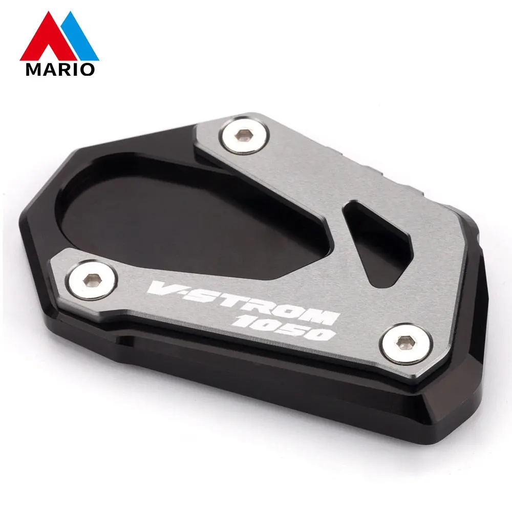 Motorcycle Foot Side Stand Enlarger Extension Kickstand Pad Plate Anti-Slip For Suzuki V-Strom 1000 1050 Vstrom V Strom 1050Xt 14