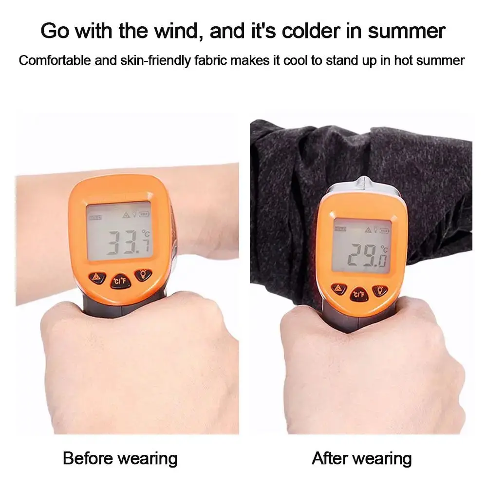 1Pc Ourdoor Cycling Hiking Camping Hunting Running Ice Silk Neck Tube Scarf Bandana Bike Anti-Uv Face Bandana Magic Scarf Women 5