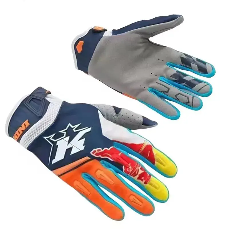Red Bull Racing Full-Finger Motocross Gloves – Durable Riding Protection for MX, MTB, BMX, ATV, Downhill & Dirt Bike Sports
