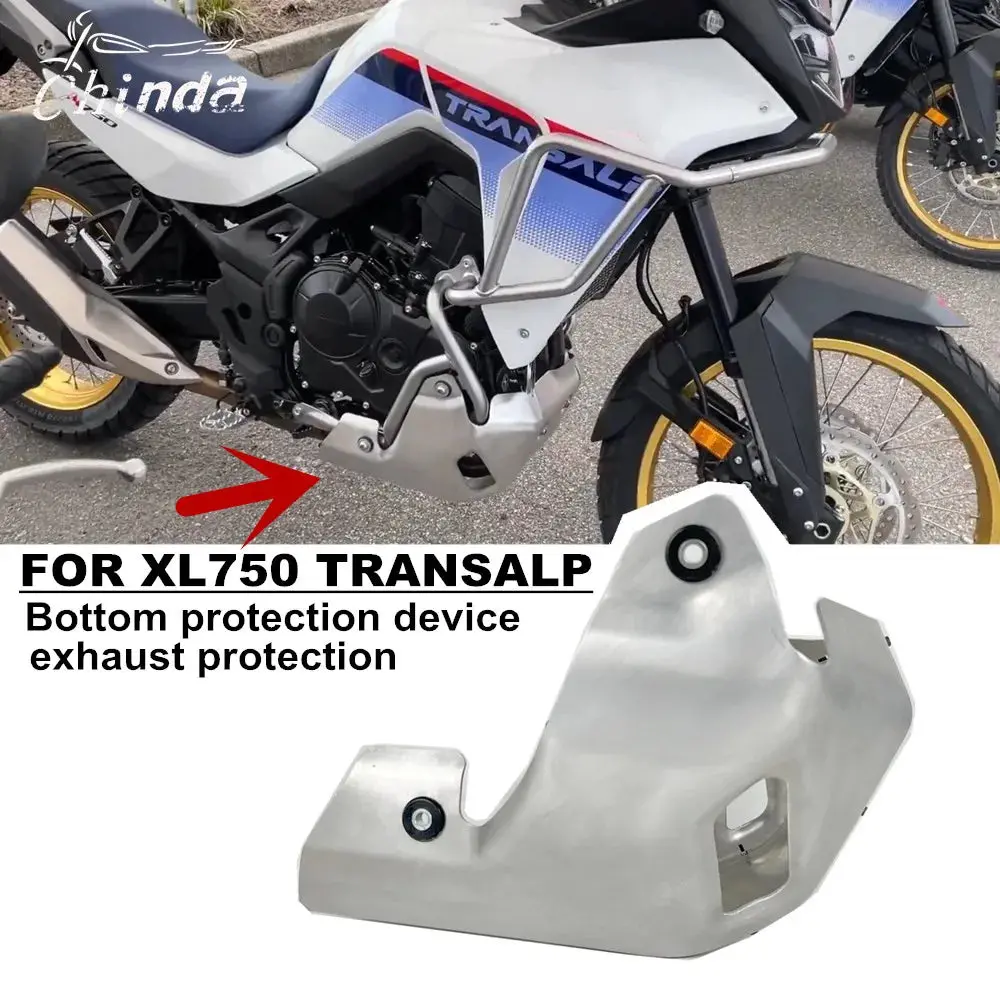 For Honda Xl750 Transalp Xl750 Transalp 2023 2024 Motorcycle Exhaust Cover Belly Plate Underbody Protector Exhaust Protection 1