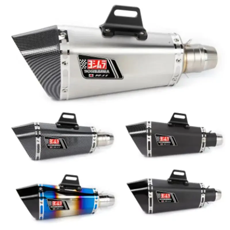 51Mm Motorcycle For Honda Dreamwing Xl750 Transalp Exhaust Muffler Yoshimura Fz1 R6 R15 R3 Zx6r Zx10r Z900 1000 Cbr1000 Gsxr1000 4