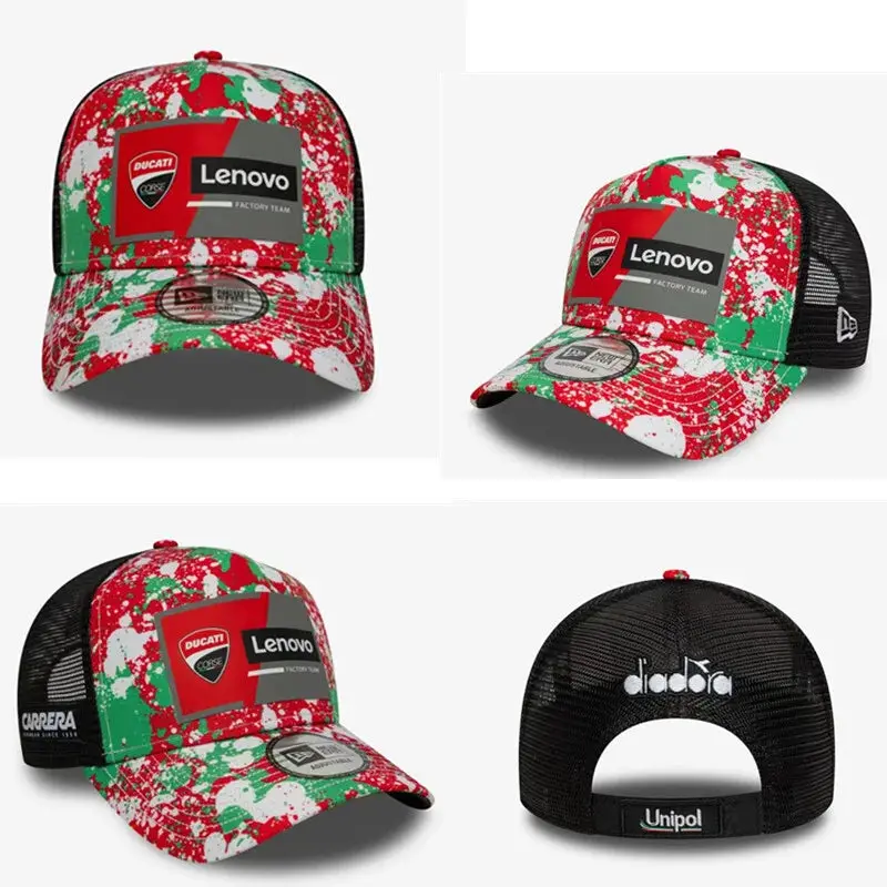High Quality Hiphop Baseball Cap Adjustable Sport Casual Cap Outdoor Summer Men Women Leisure Breathable Cap For Ducati Motogp 5