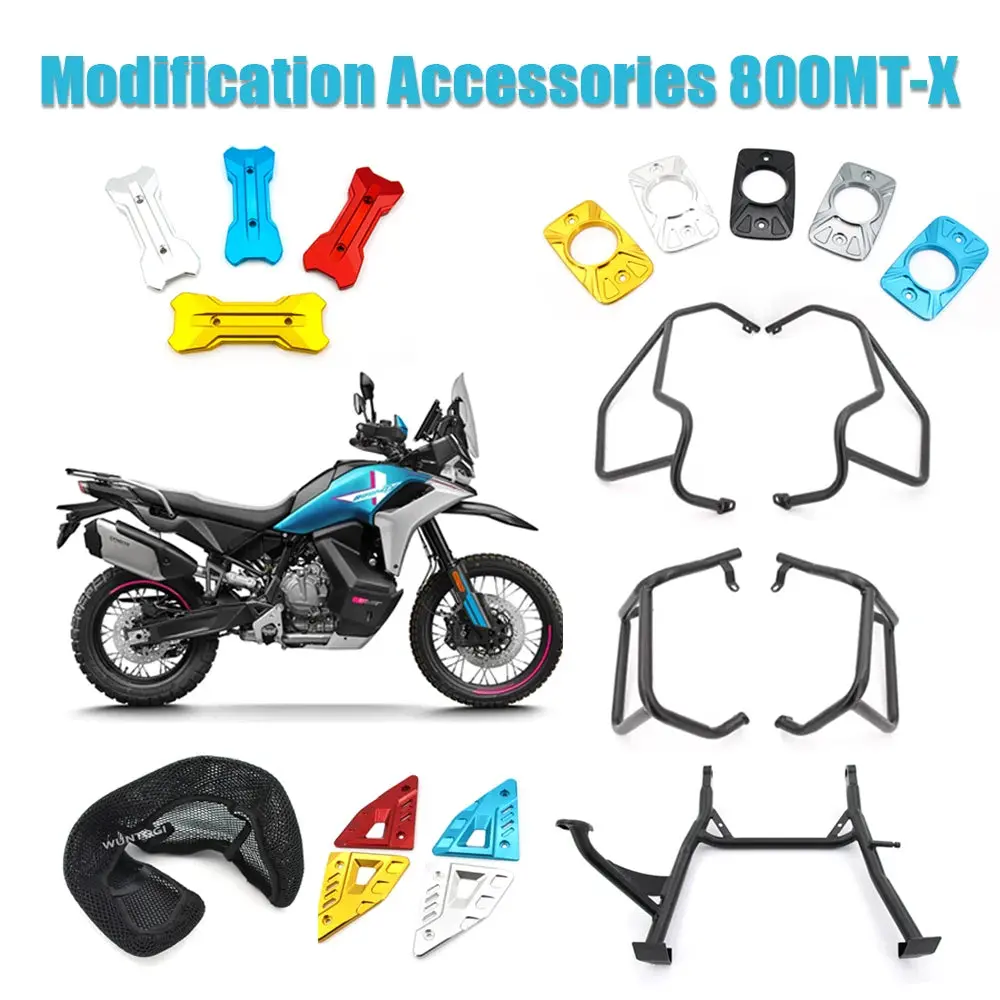For Cfmoto 800Mt-X Motorcycle Center Bracket Frame Bumper 800 Mtx Modification Accessories Foot Support Shield Mtx800 Seat Cover 1