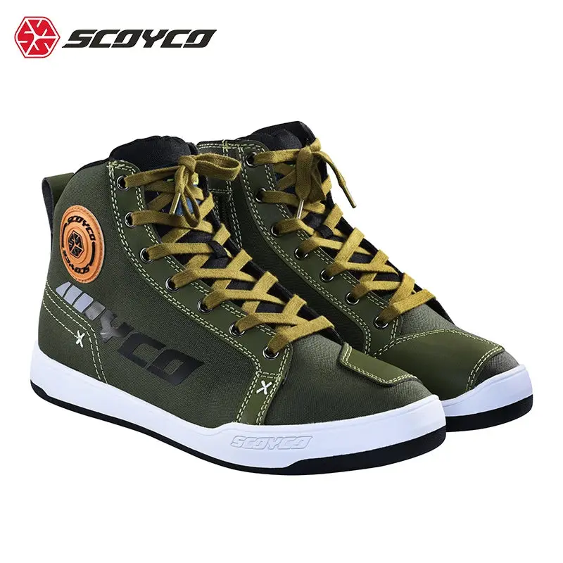 Men's Motorcycle Riding Shoes – Stylish, Protective Casual Boots for Year-Round Commuting - Image 8