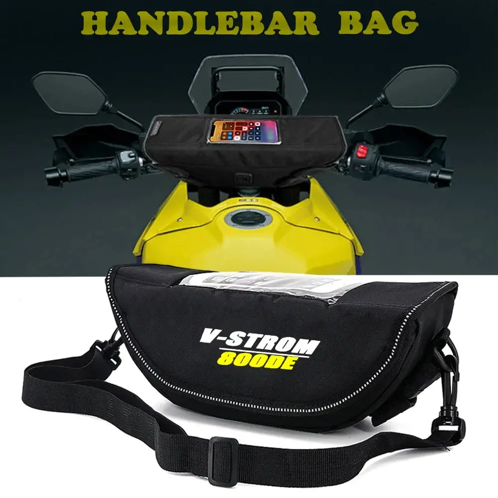 For Suzuki V-Storm 800De V-Strom 800De 2023  Motorcycle Accessories Waterproof Bag Storage Handlebar Bag Travel Tool Bag 1