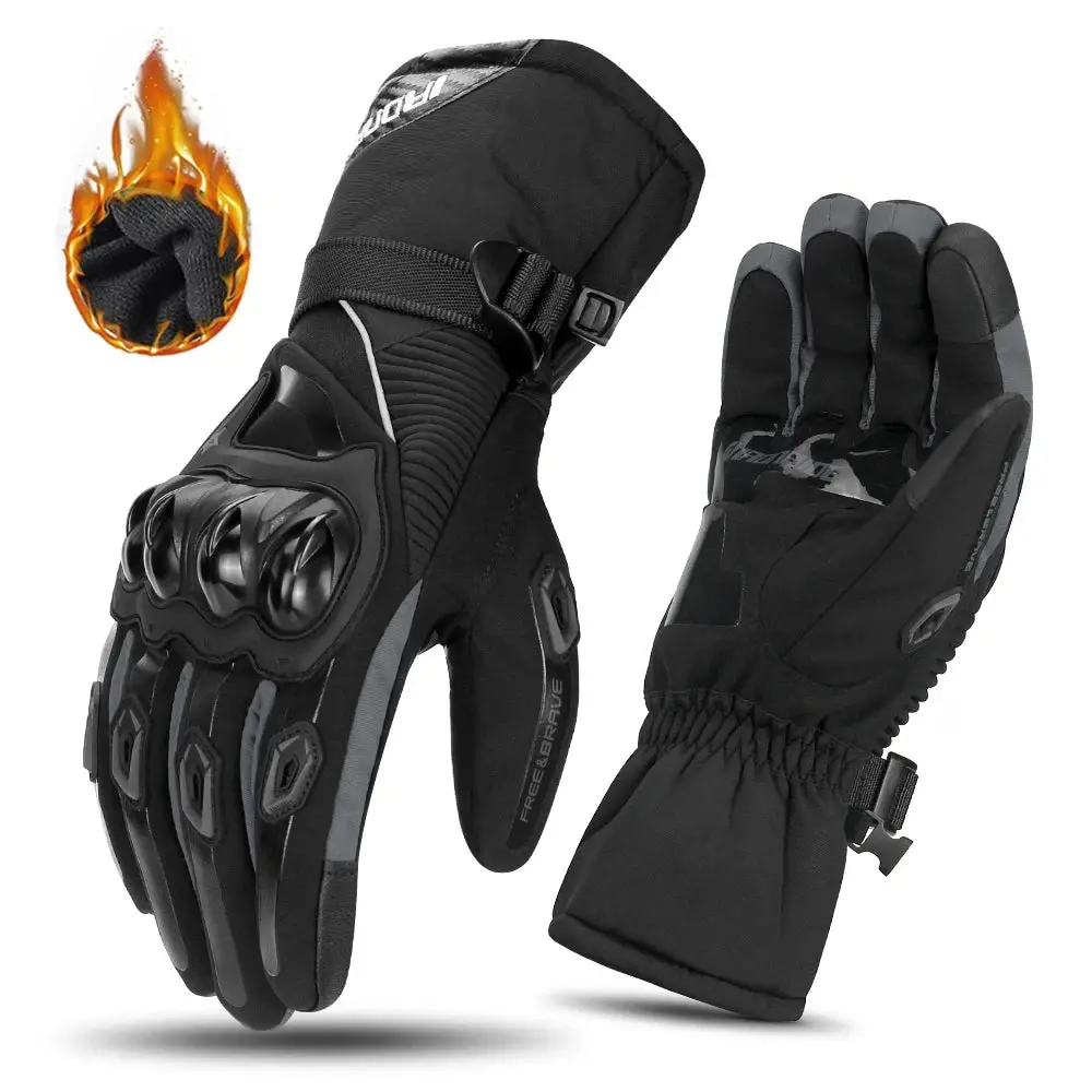 Motorcycle Gloves Windproof Waterproof Guantes Moto Men Motorbike Riding Gloves Touch Screen Moto Motocross Gloves Winter 7