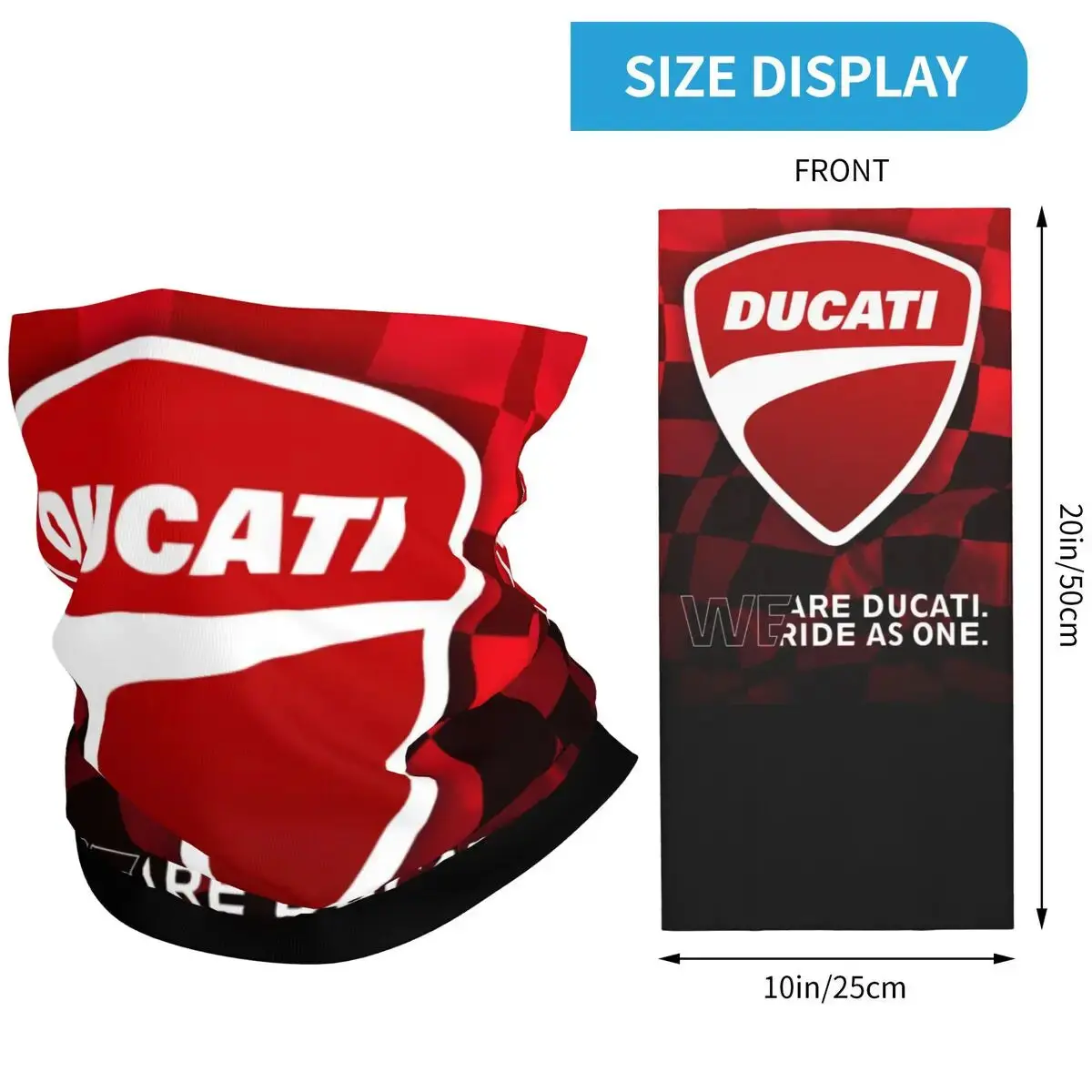 Ducatis Performance Balaclava Accessories Neck Cover Riding Motorcycle Bandana Mask Scarf For Men Women All Season 12