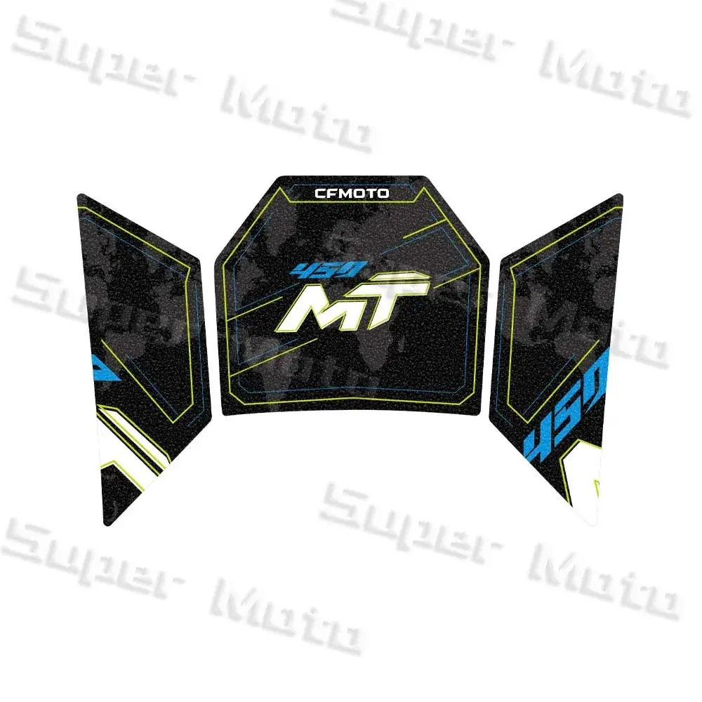 For Cfmoto 450Mt 450Mt 2024 Motorcycle Frosted Fuel Tank Kit Sticker Motocross Protector Knee Grip Pad 3M Decals Accessories 11