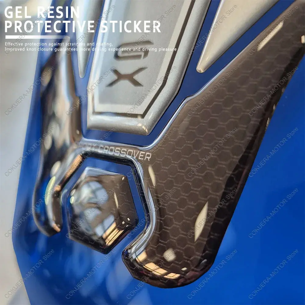 Tank Pad 3D Motorcycle Tank Stickers For Gsx-S 1000 Gx 2024 3D Gel Resin Protection Sticker Decals 2