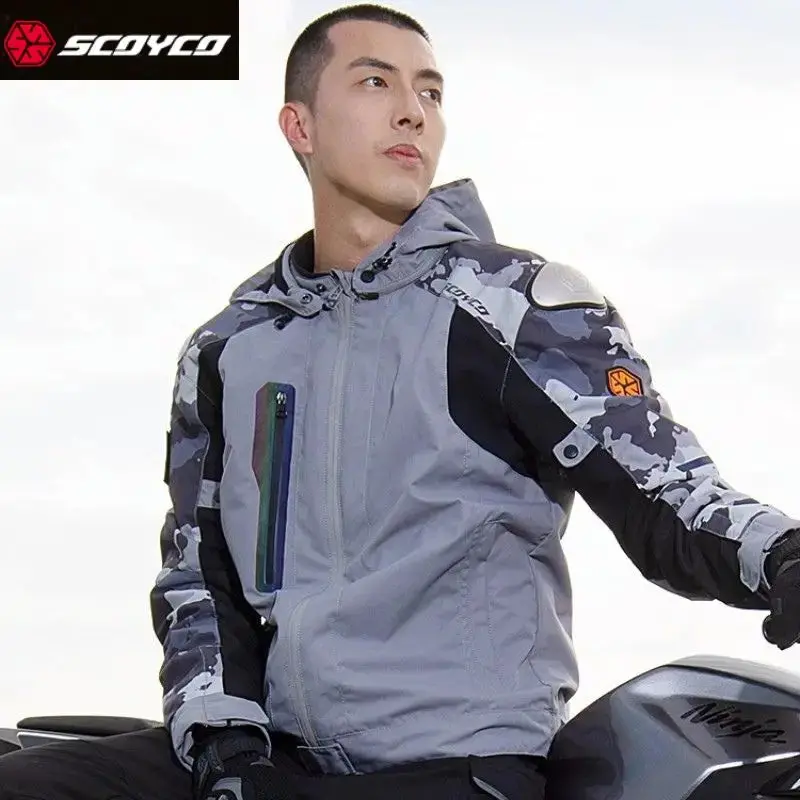 Motorcycle Jacket Men Summer Motocross Mesh Jacket Ce Certified Racing Jacket Adventure Touring Biker Clothes Breathable 2