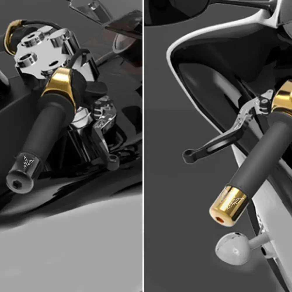 2022 2023 Motorcycles For Yamaha Mt-07 Mt-09 Mt-10 Mt-125 Mt 07 09 10 125 2014-2021 Handlebar Grips End Handle Bar Cap End Plug 6