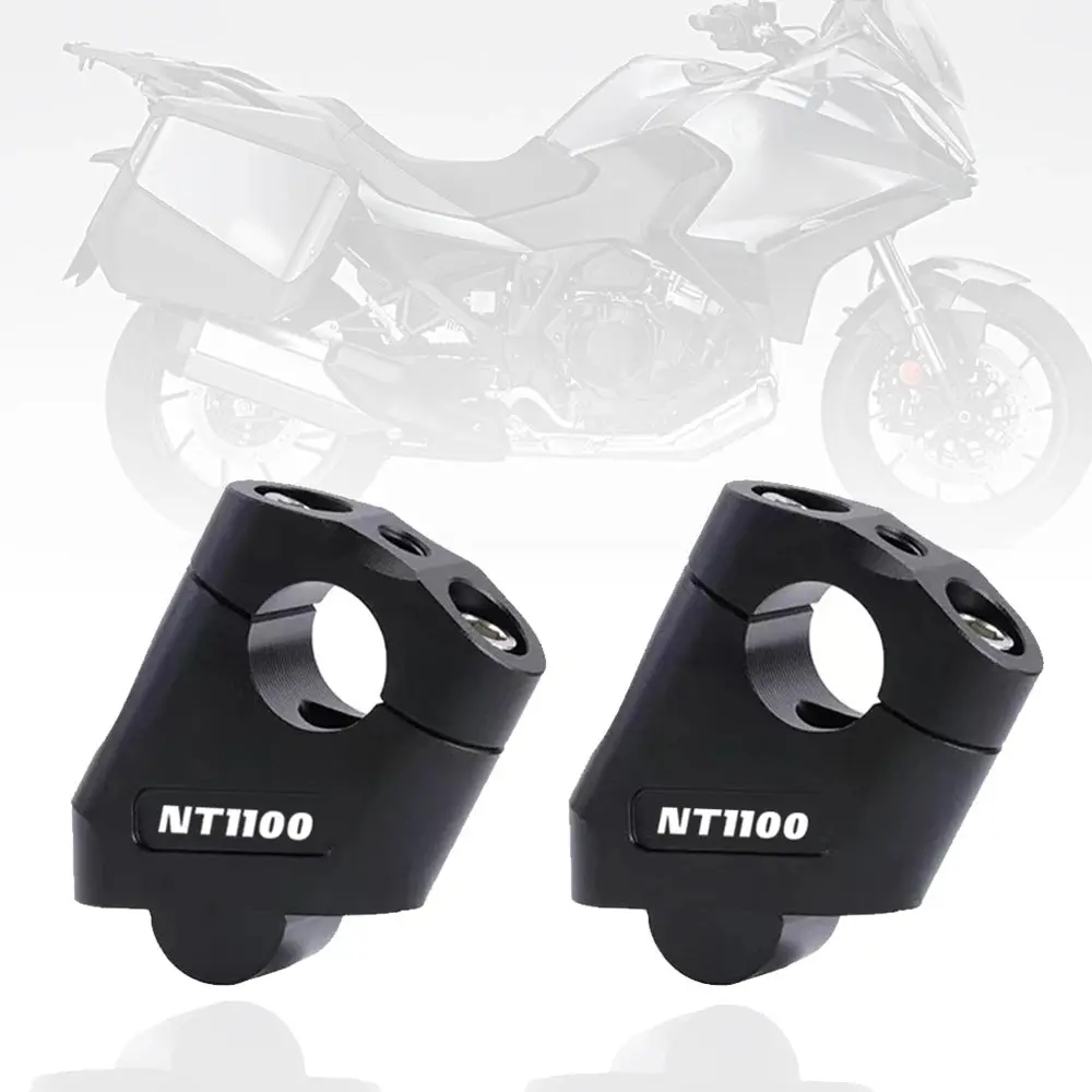 Motorcycle Handlebar Riser Bar Mount Handle Heightening Clamp Pit Motorbike Accessories For Honda Nt1100 Nt 1100 2023 1