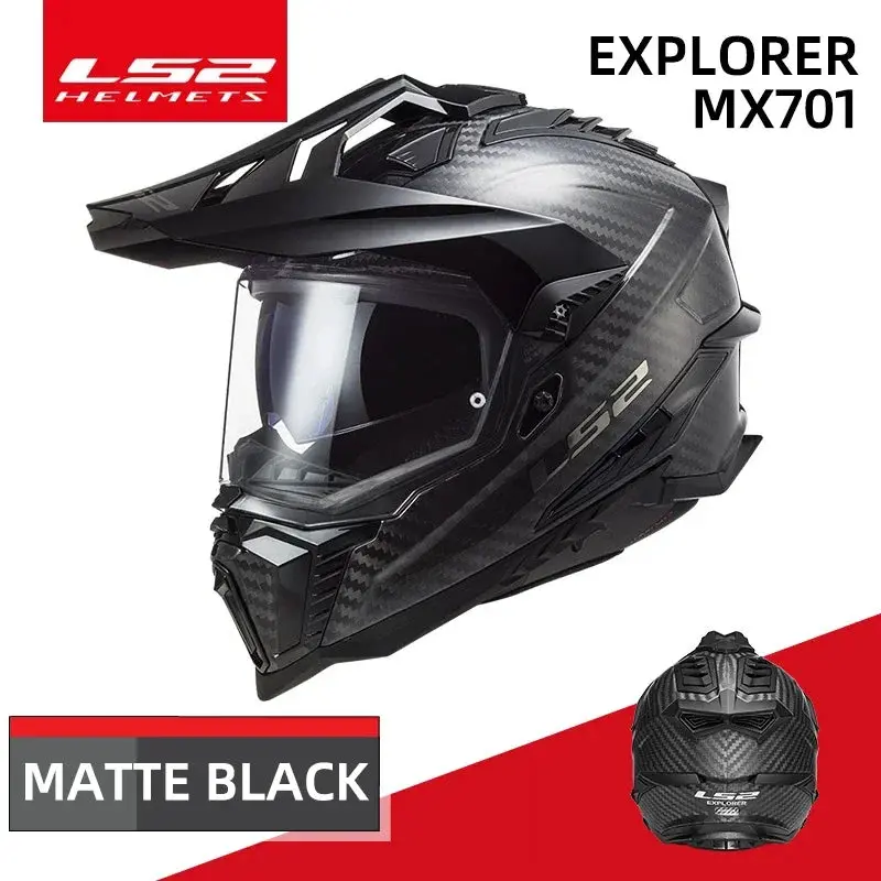 Original Ls2 Mx701 Explorer Off-Road Motorcycle Helmet Ls2 Mx701 Motocross Helmets Capacete Casco Moto Casque 3