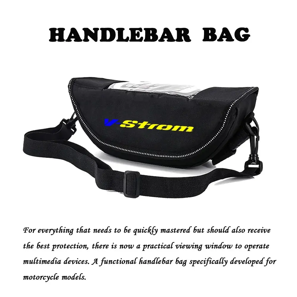 For Suzuki V-Storm 800De V-Strom 800De 2023 Motorcycle Accessories Waterproof Bag Storage Handlebar Bag Travel Tool Bag 2