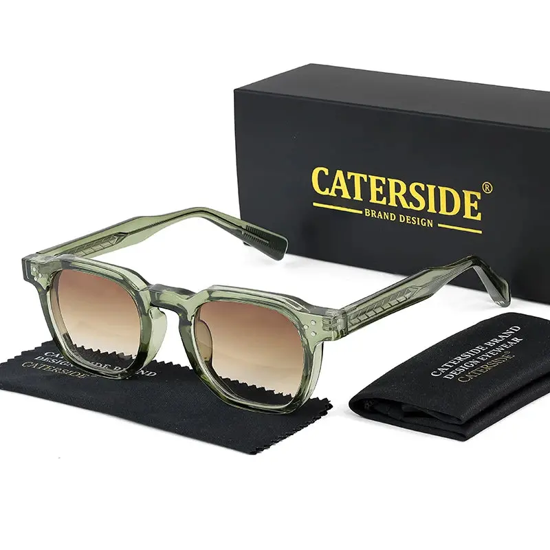Caterside Fashion Men Sunglasses Small Frame Square Personalized Design Sun Glasses Women Travel Party Business Festival Gift 9
