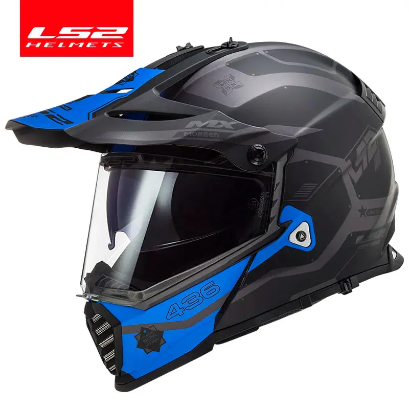 Capacete Ls2 Mx436 Motorcross Helmet Ls2 Pioneer Evo Off Road Helmets Casco Moto Casque 17