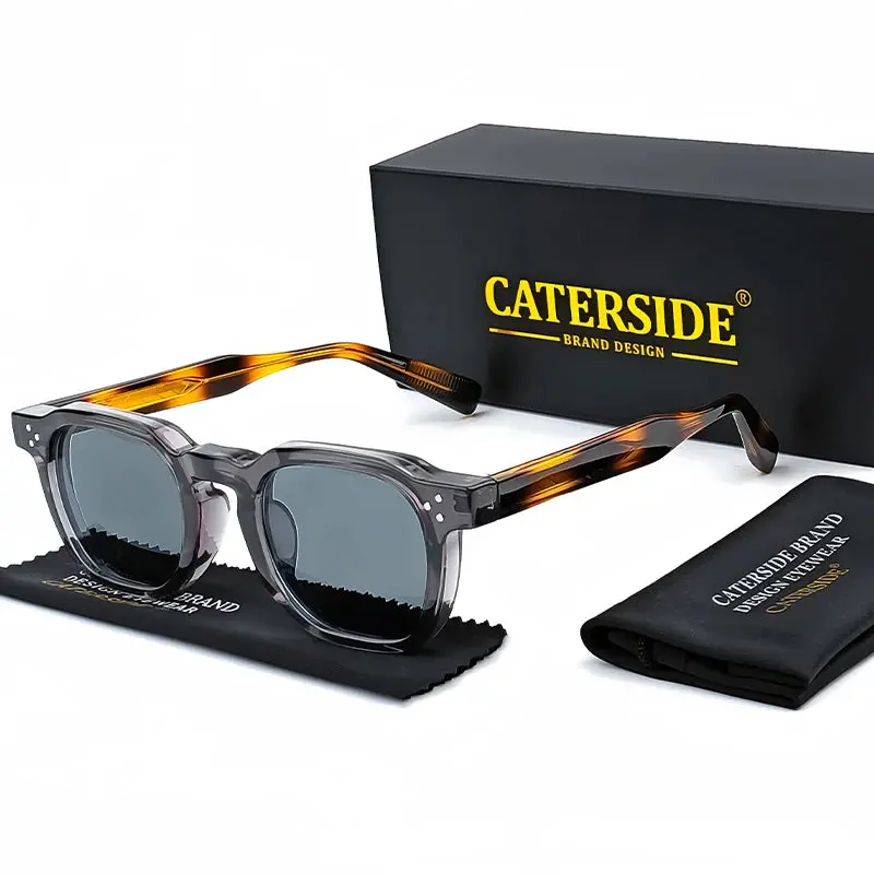 Caterside Fashion Men Sunglasses Small Frame Square Personalized Design Sun Glasses Women Travel Party Business Festival Gift 20