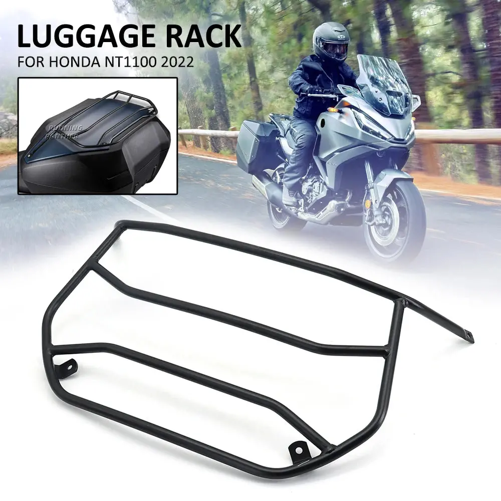 For Honda Nt1100 Nt 1100 2022 New Motorcycle Rear Top Case Carrier Trunk Luggage Rack Rail Tour Pack Shelf 1