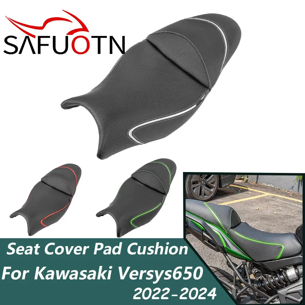 Versys650 One Piece Seat Cover For Kawasaki Versys650 2022-2024 2023 Motorcycle Driver Seat Cushion Pad Accessories 1