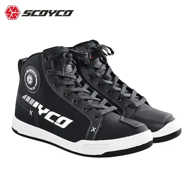 Motorcycle Riding Shoes Casual Commuter Boots Protective Fall Resistant Wear Boots Four Seasons Men's Riding Shoes 3