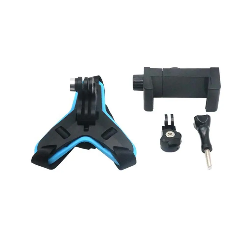Motorcycle Helmet Mobile Phone Bracket Suitable For Apple Huawei Gopro Camera First Perspective Shooting Riding Accessory Stand 5