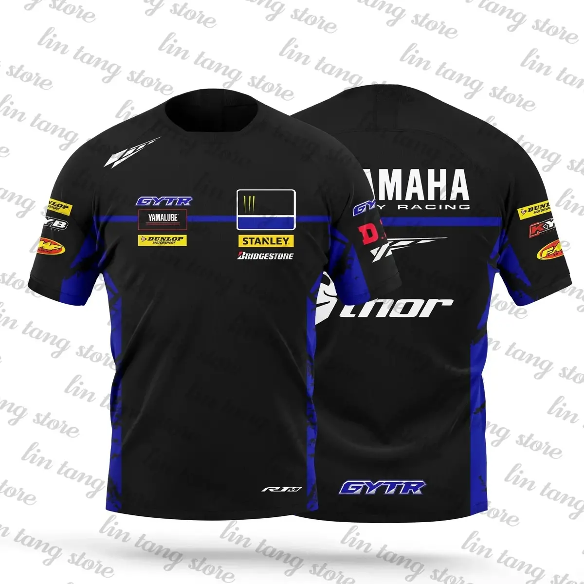 2024 New Motochress Race Gytr R1m Uniform Work Leisure Outdoor Sports Racing Enthusiast Men's Summer Quick Drying T-Shirt 1