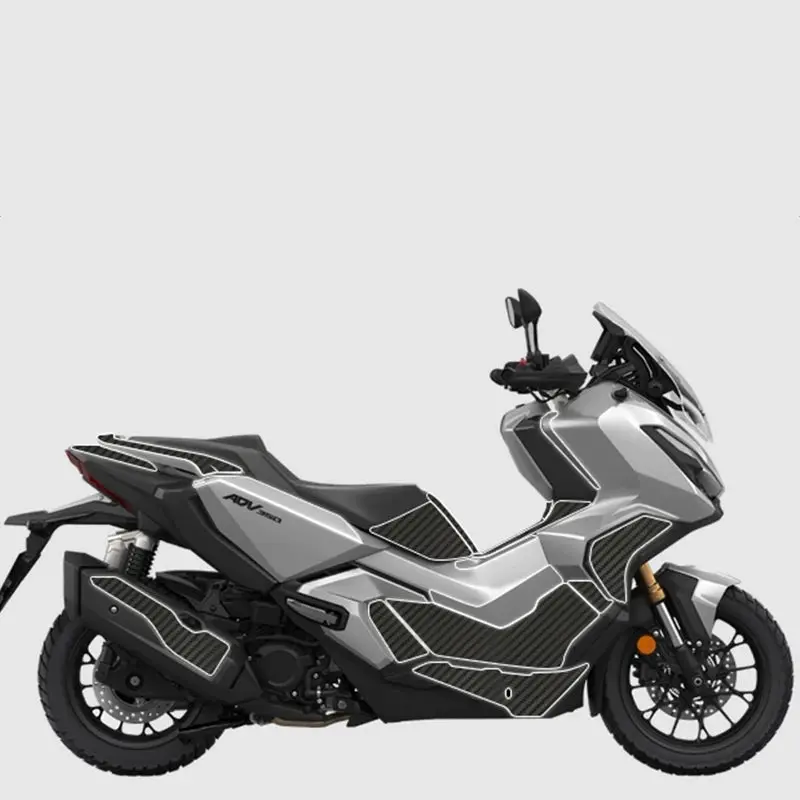 For Honda Adv350 Carbon Fiber Body Protective Film Full Body Sticker Film Decorative Modification Anti Scratch 20