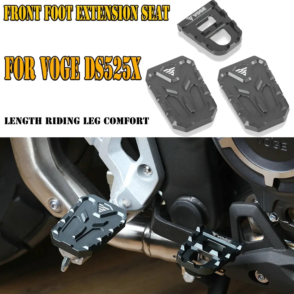 For Voge Ds525x Ds 525X Dsx525 525 Dsx Motorcycle Accessories Front And Rear Foot Extension Seat Non-Slip Pedal Brake Pedal 1