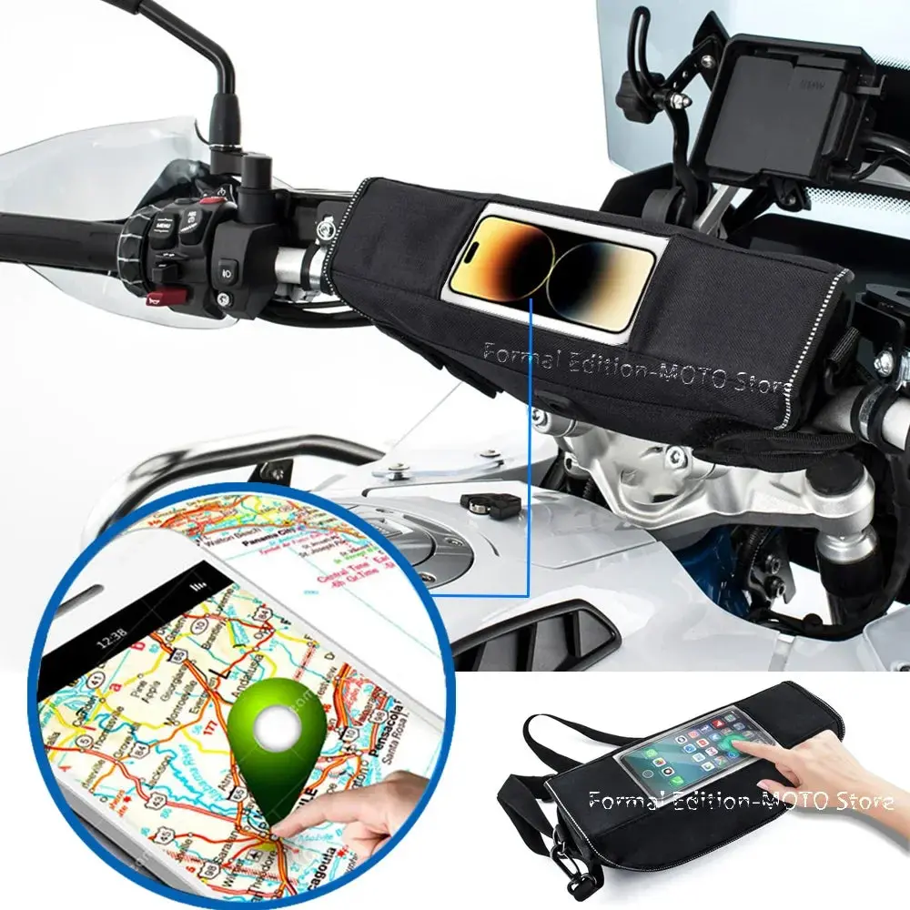 For Suzuki V-Storm 800De V-Strom 800De 2023 Motorcycle Accessories Waterproof Bag Storage Handlebar Bag Travel Tool Bag 2