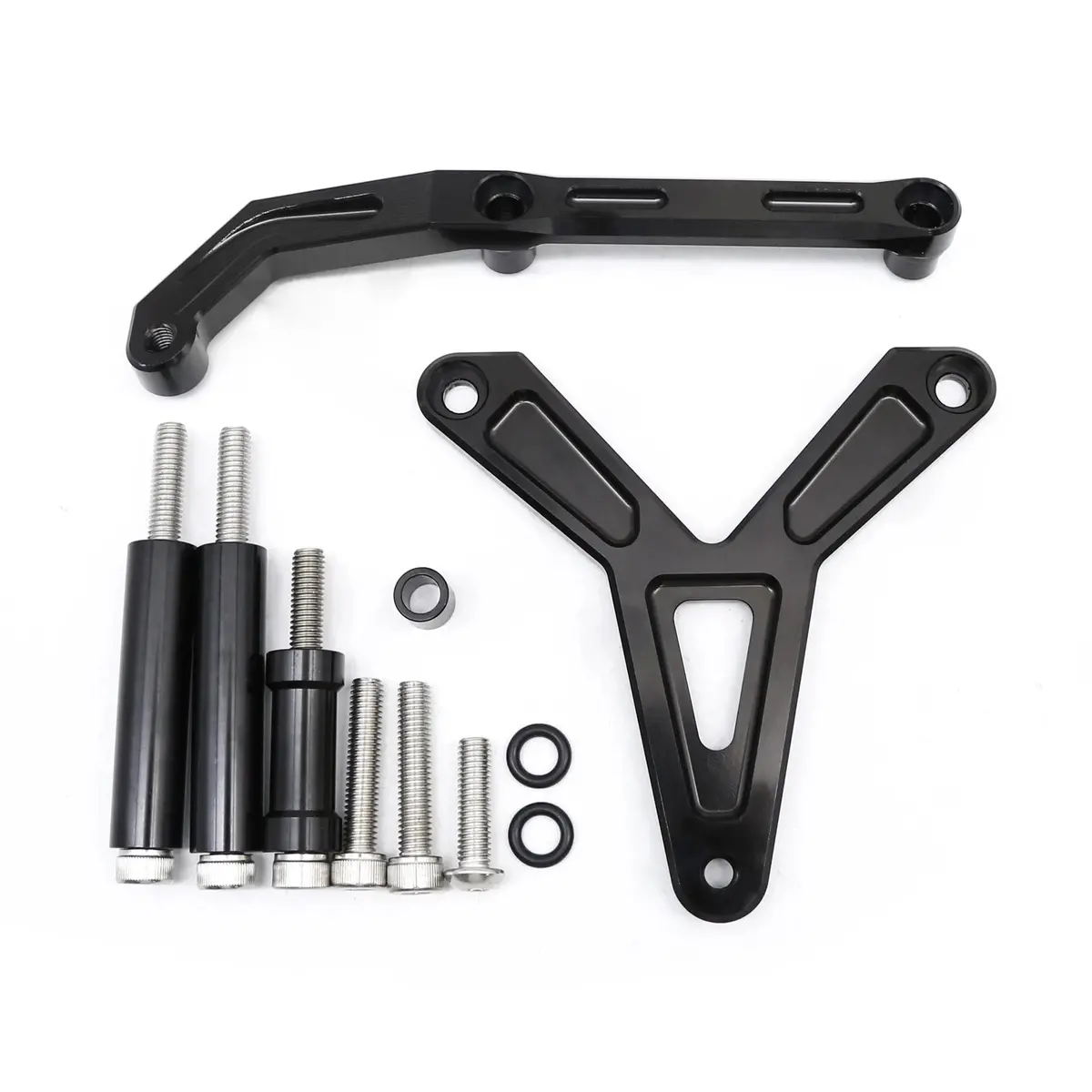 For Yamaha Tracer 900 Gt 2021 2022 2023 Cnc Aluminum Carbon Motorcycle Steering Damper Stabilizer Bracket Mounting Support Kit 4